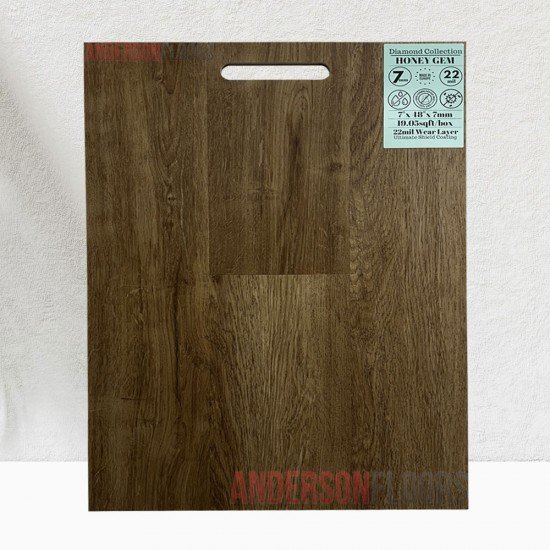 Diamond Floors - Honey Gem 7mm Vinyl Diamond Floors - Honey Gem 7mm Vinyl